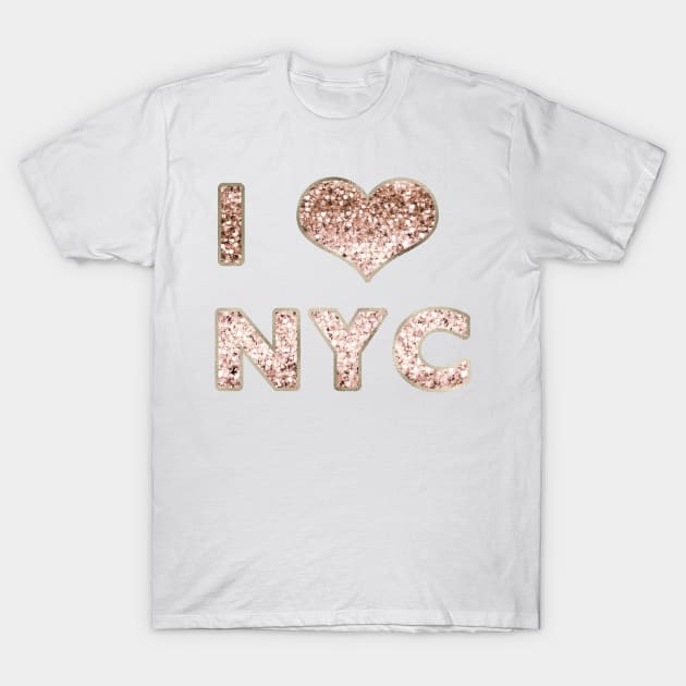 T shirt rose gold clearance